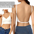2026 Invisible Push Up Bra Backless Sexy Women Bras Low Cut Plunge Brassiere Open Back Wedding Underwear Seamless Lingerie