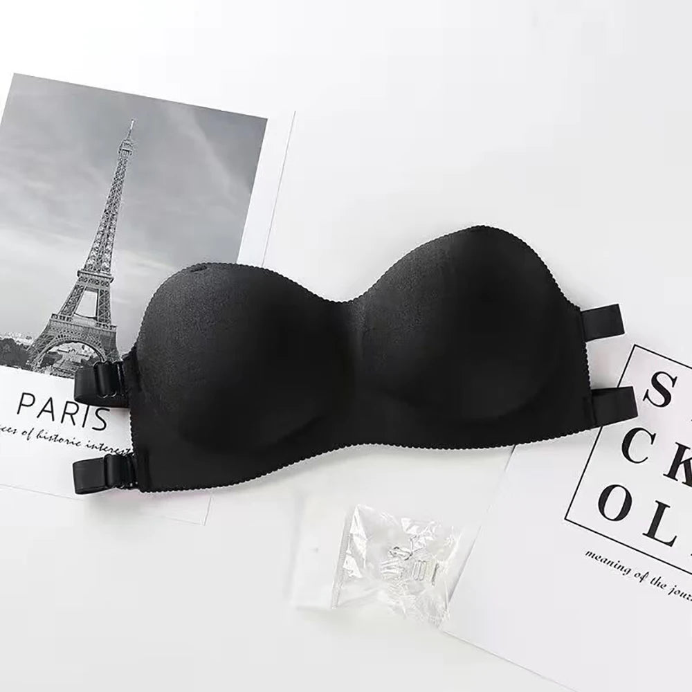 Sexy Backless Invisible Bra Push Up For Women Lingerie Seamless Brassiere No Sewing Bra Strapless Bras Daily Wear Bralette