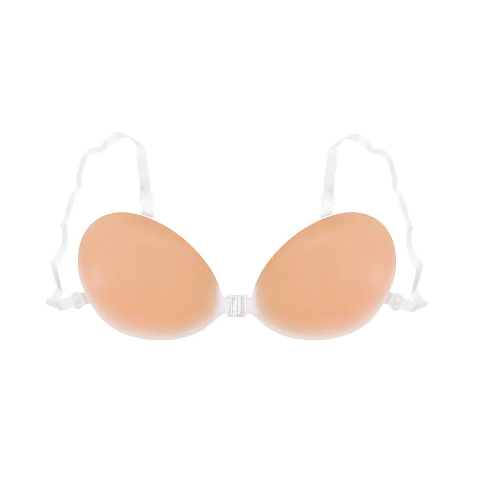 Deep V Invisible Push-Up Bra