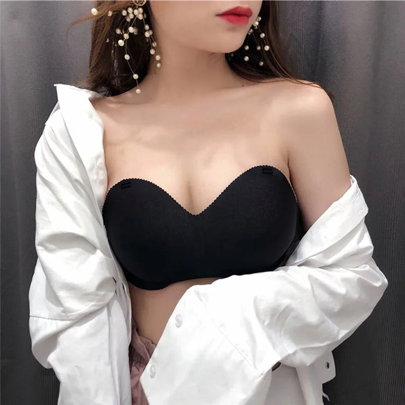 Strapless Invisible Push-Up Bra