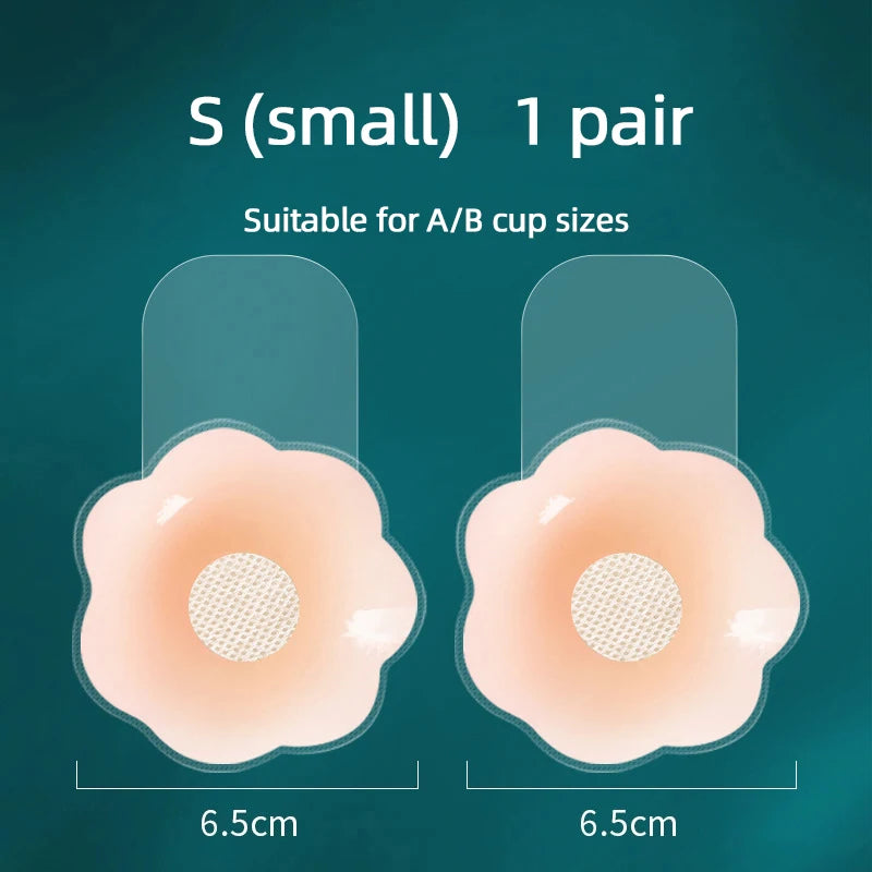 Full Coverage Push Up Bra for Large Chest Women, ABCD Cup Invisible Adhesive Silicone Sticky Bra Strapless Wedding Bra with Lift