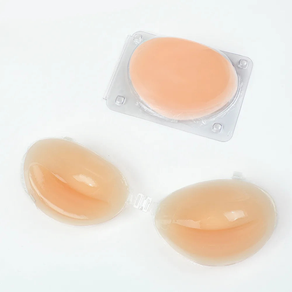 Deep V Invisible Push-Up Bra