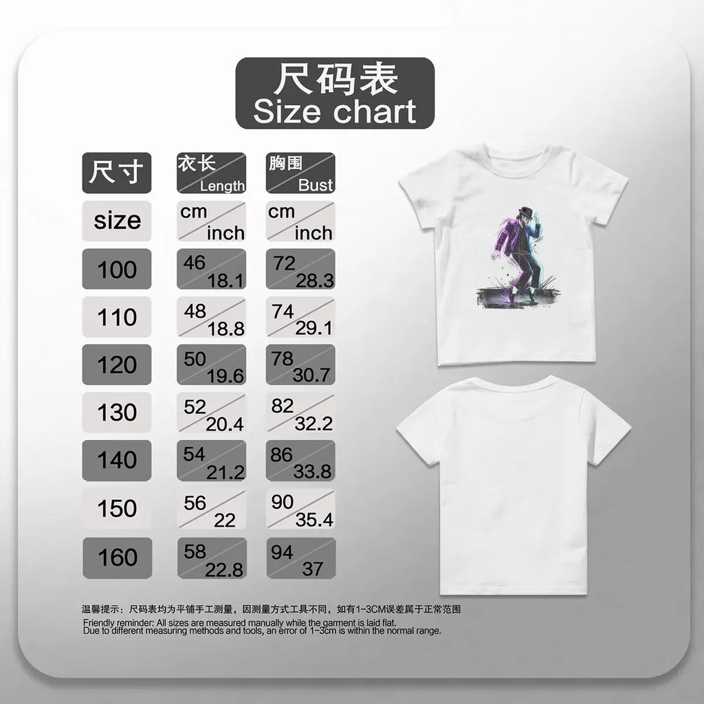 Kids Summer Tour T-shirt Fan Gifts Print Tee Girl Boy Summer Classic Street Style T-shirts Soft Cotton Tee Children's Clothing